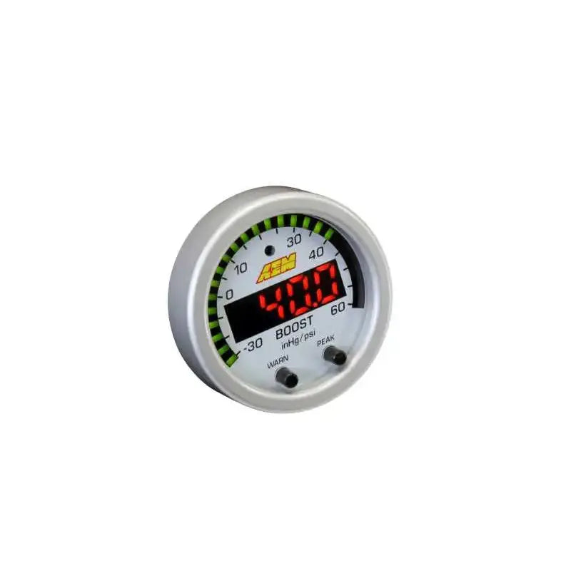 AEM X-Series Boost Pressure -30inHg 60psi Gauge Kit 