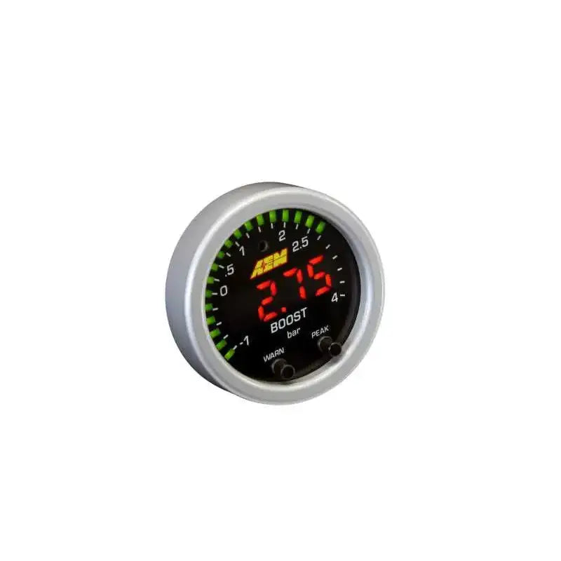 AEM X-Series Boost Pressure -30inHg 60psi Gauge Kit 