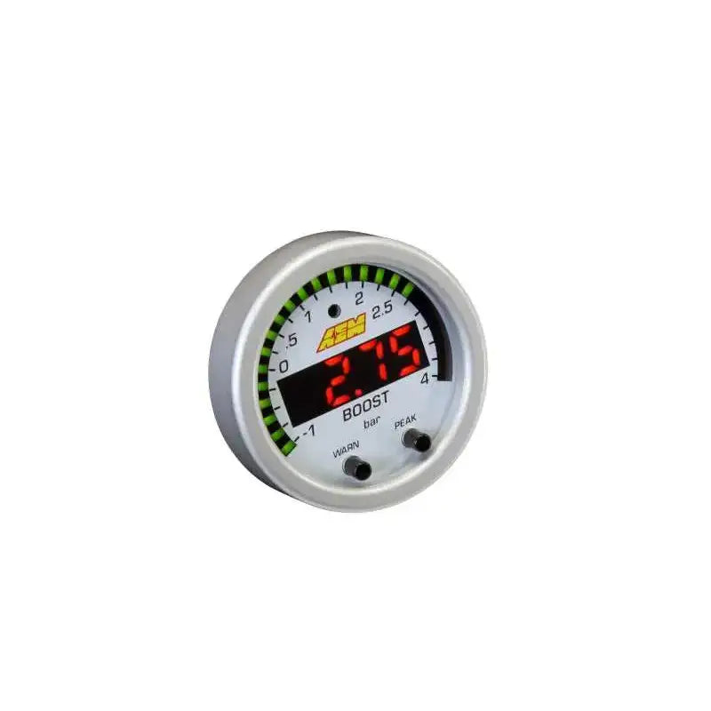 AEM X-Series Boost Pressure -30inHg 60psi Gauge Kit 