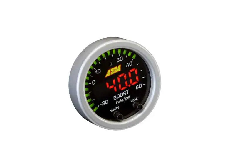 AEM X-Series Boost Pressure -30inHg 60psi Gauge Kit 