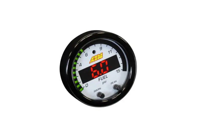 AEM X-Series Pressure 0-15psi Gauge Kit 