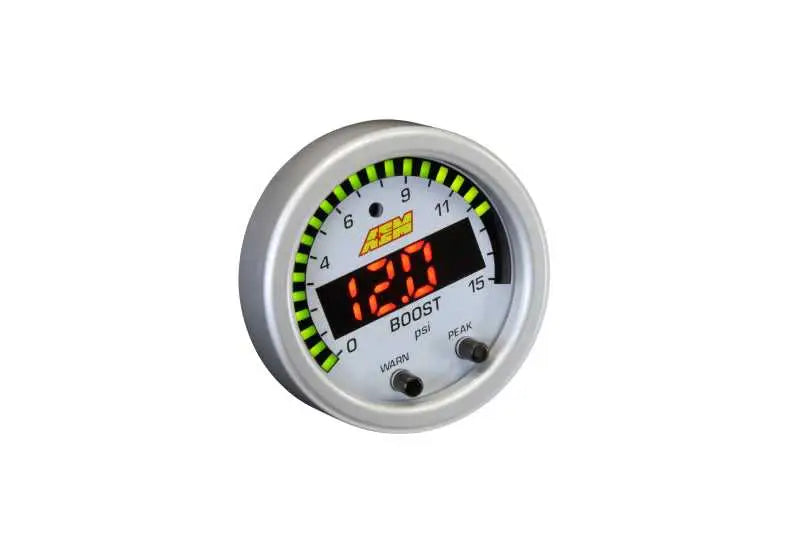 AEM X-Series Pressure 0-15psi Gauge Kit 