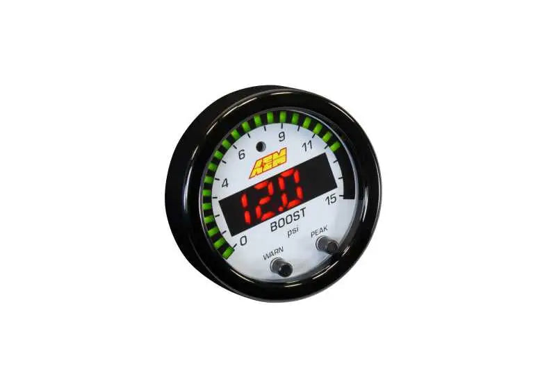 AEM X-Series Pressure 0-15psi Gauge Kit 