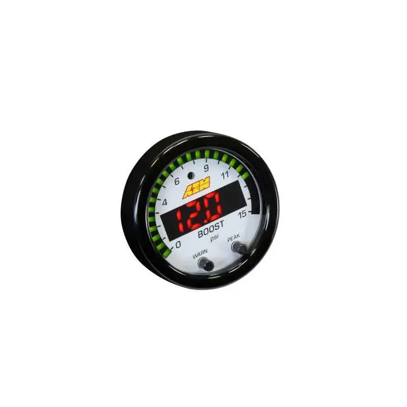 AEM X-Series Pressure 0-15psi Gauge Kit 