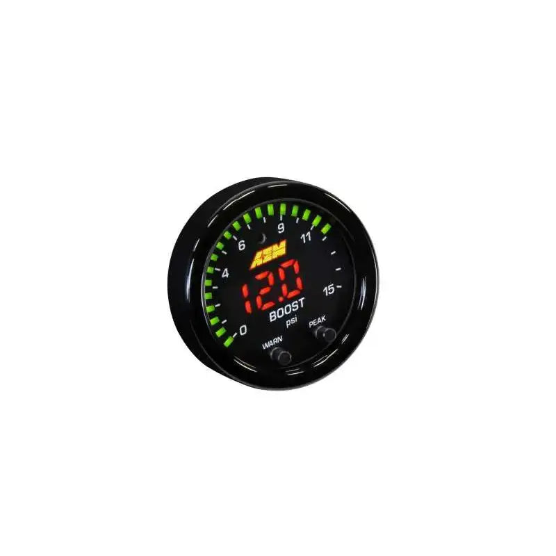AEM X-Series Pressure 0-15psi Gauge Kit 