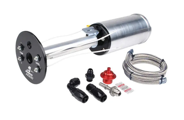 Fuel pump assembly with fittings and hose for Aeromotive 03+ Corvette A1000 in-tank stealth fuel system