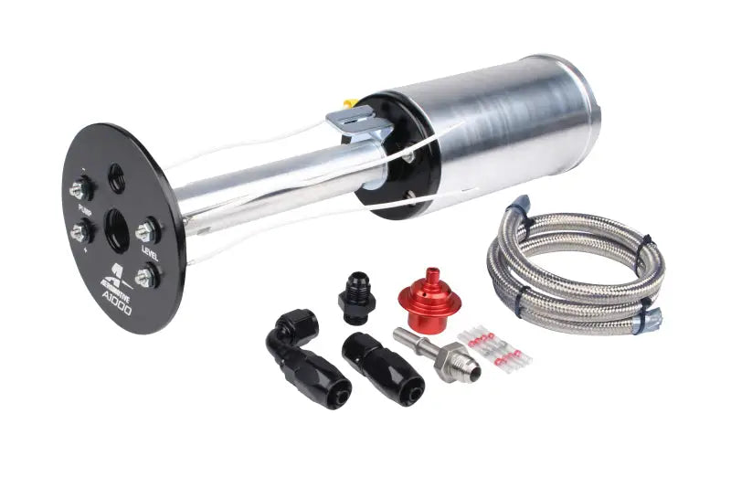 Fuel pump assembly with fittings and hose for Aeromotive 03+ Corvette A1000 in-tank stealth fuel system