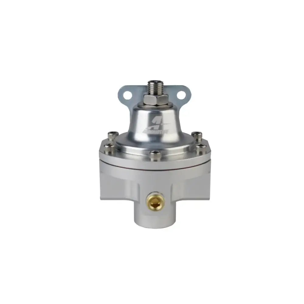 Silver fuel pressure bypass regulator for carbureted bypass setups in Aeromotive 3-Port unit