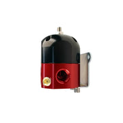 Aeromotive A1000 Carbureted Bypass Regulator - 2-Port, adjustable fuel pressure regulator for carbureted applications with ORB-10 inlet, ORB-08 return, and two ORB-06 outlet ports, ideal for naturally aspirated and supercharged engines.