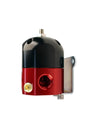 Aeromotive A1000 Carbureted Bypass Regulator - 2-Port, adjustable fuel pressure regulator for carbureted applications with ORB-10 inlet, ORB-08 return, and two ORB-06 outlet ports, ideal for naturally aspirated and supercharged engines.