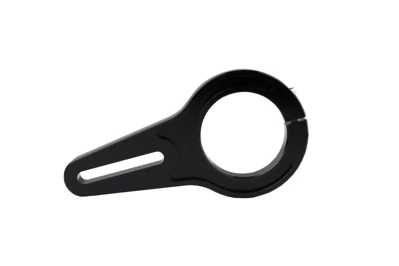 Black metal billet straight bracket for Aeromotive Belt Drive Pumps installation