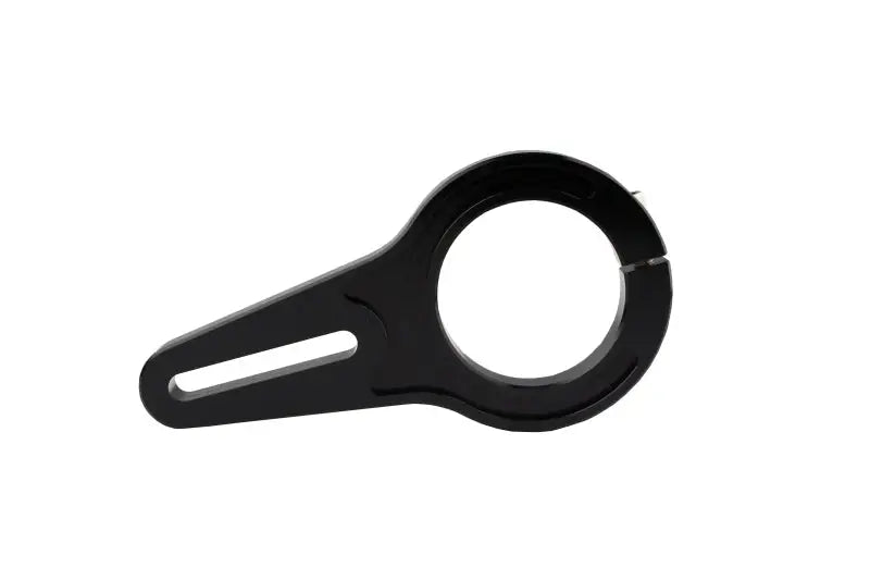 Black metal billet straight bracket for Aeromotive Belt Drive Pumps in durable design