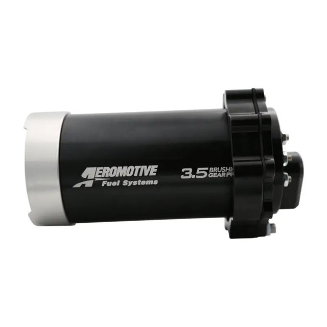 Black fuel pump with silver end for Aeromotive Brushless Spur Gear In-Tank Fuel Pump