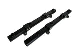 Image of two black Aeromotive fuel rails for Ford 5.0L 4V CJ16 engine