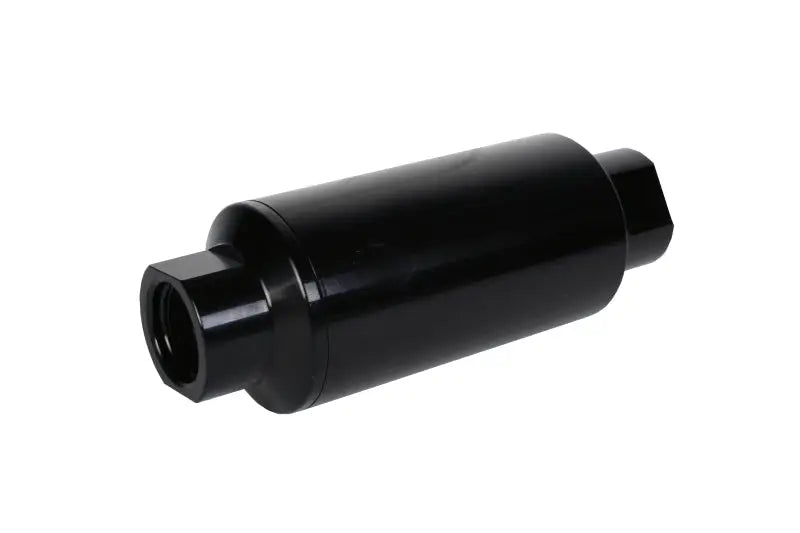 Aeromotive In-Line Filter AN-10 with 10 Micron Microglass Element, Bright-Dip Black, 2in OD