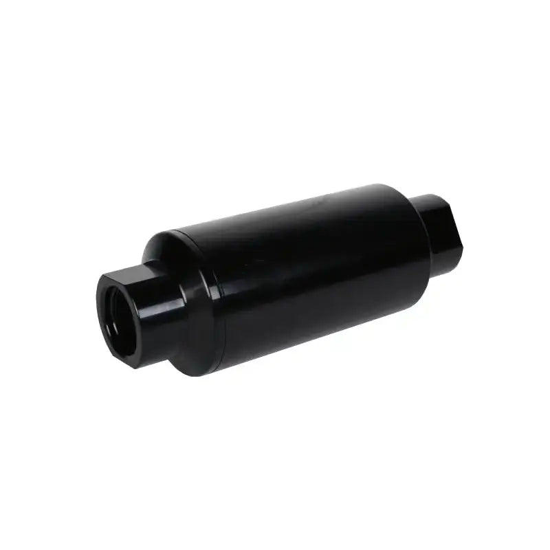 Aeromotive In-Line Filter AN-10 with 10 Micron Microglass Element, Bright-Dip Black, 2in OD