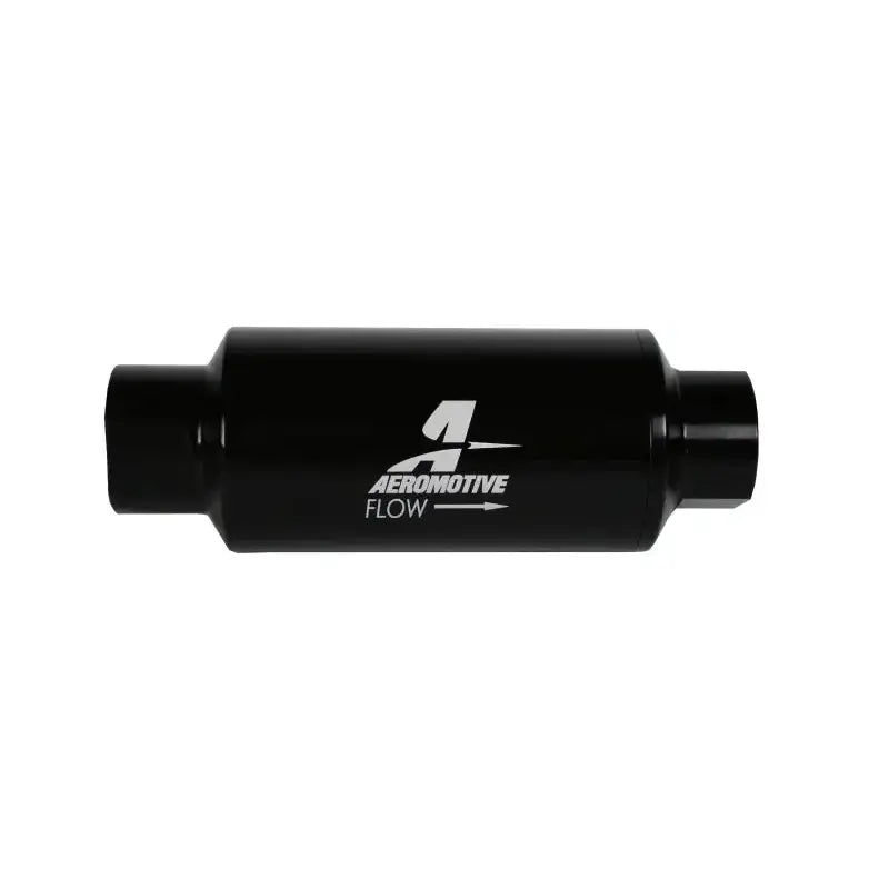 Aeromotive In-Line Filter 10AN with 10 Micron Microglass Element, Bright-Dip Black Finish, 2in OD.