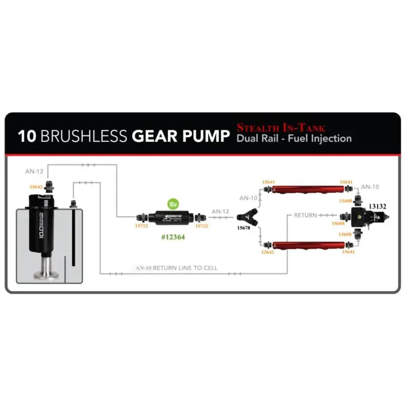 Aeromotive 18649 Aeromotive TRV 15 Gallon Brushless Spur 10.0 Fuel Cell