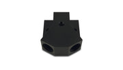 Vibrant 10893 Vibrant Billet Aluminum Y-Block Fitting with 1/8in NPT Port -8AN x Dual -8AN ORB