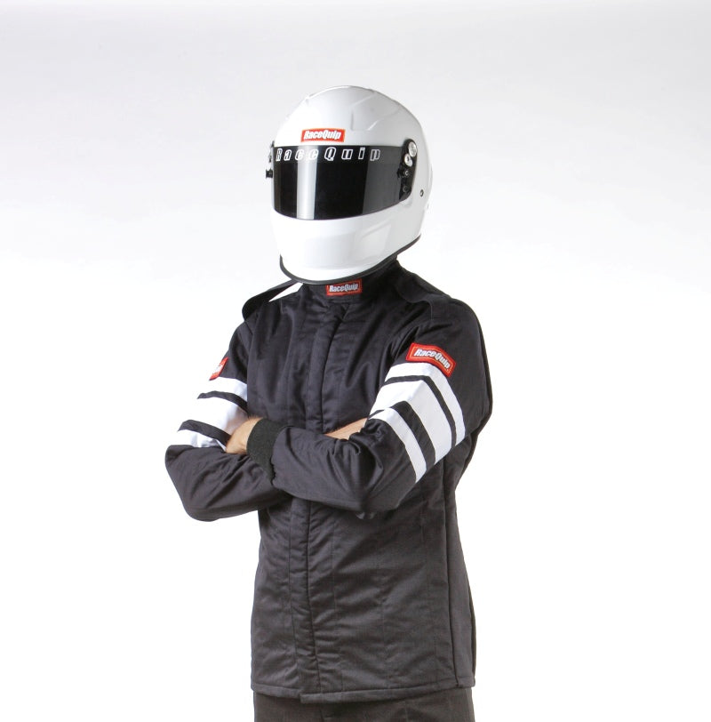 RACEQUIP 121006 SFI-5 JACKET BLACK X-LARG