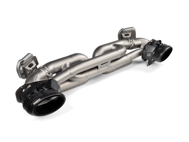 Akrapovic S-PO/TI/19 Akrapovic 20-21 Porsche 911 Turbo/Turbo S (992) Slip-On Race Line (Titanium) (Req Tips)