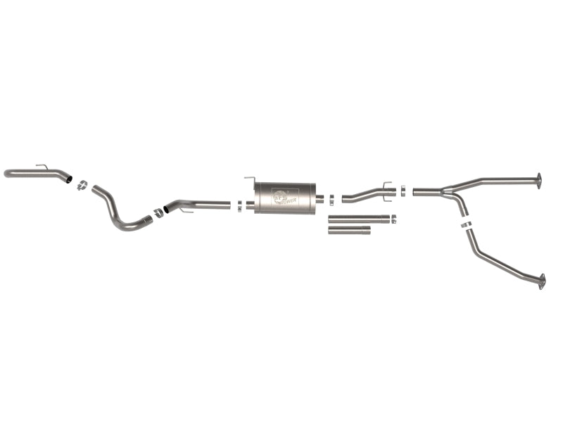 aFe 49-46062 aFe 2022 Toyota Tundra V6-3.5L (tt) Apollo GT Series Hi-Tuck 2.5in to 3in 409 SS Cat-Back Exhaust