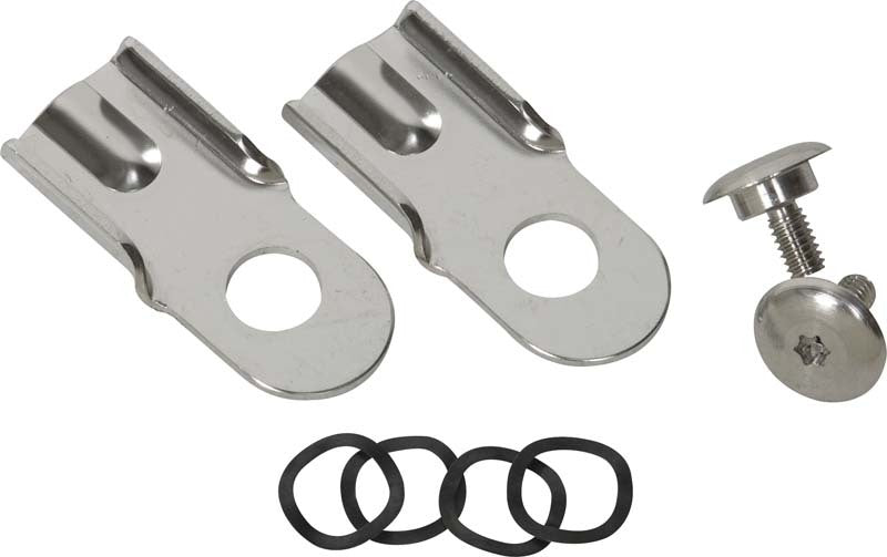 Kentrol 30564 Kentrol 76-86 Jeep CJ8/CJ8 Tailgate Latch Pair CJ7/CJ8 - Polished Silver