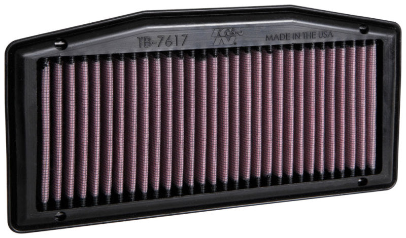 K&N Engineering TB-7617 K&N 18-19 Triumph Street Triple 765cc Replacement Drop In Air Filter
