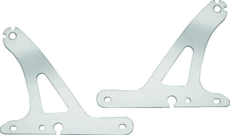 Kuryakyn 7097 Kuryakyn Fixed Mounts Multi-Purpose Driver & Passenger Backrest 04-22 XL Models Chrome - 7097