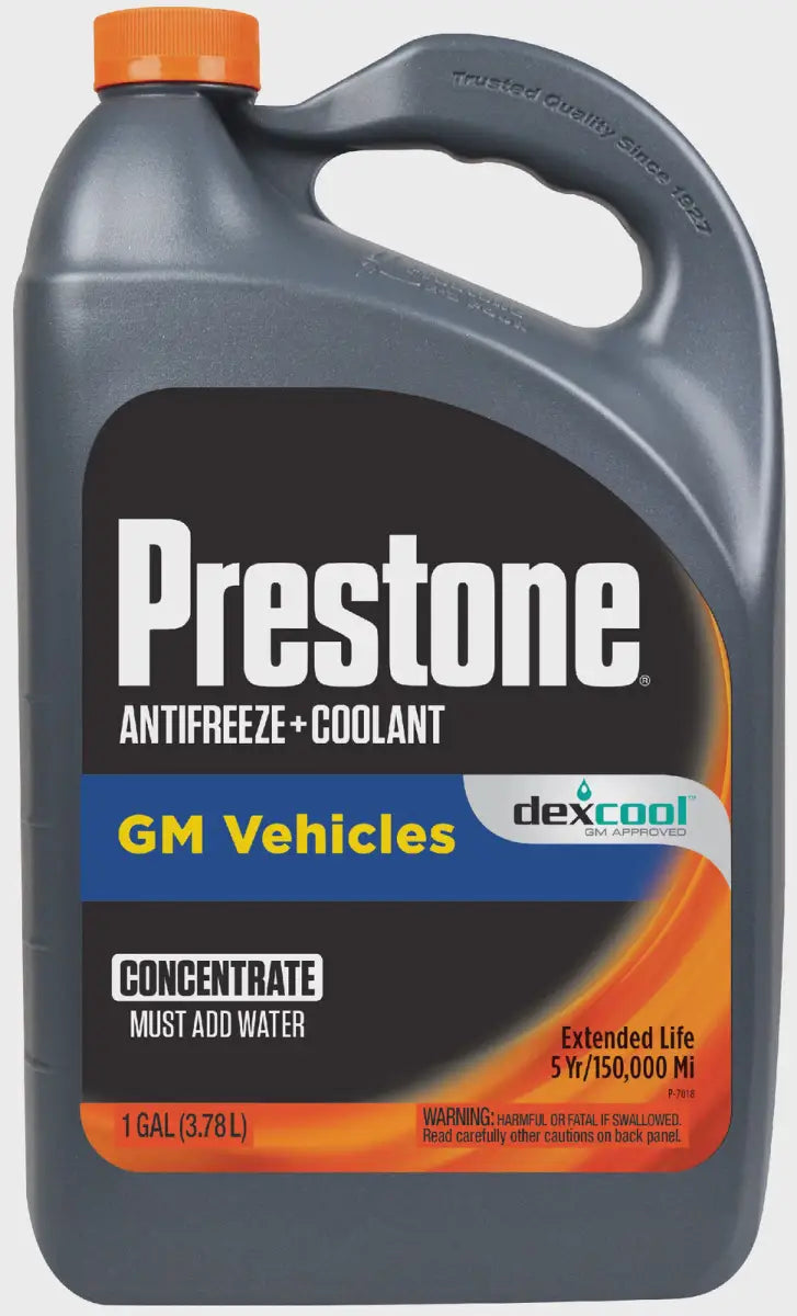 Prestone Antifreeze Coolant AF888/3F Dexcool 97% 1 Gallon Concentrate for GM Vehicles