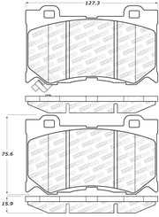 Stoptech 305.13460 StopTech Street Select Brake Pads - Front