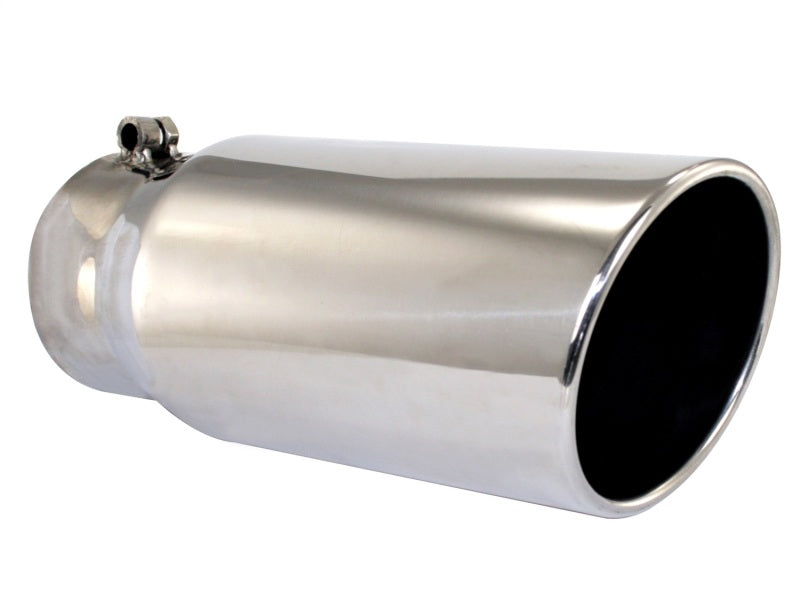 aFe 49-90002 aFe MACHForce XP Exhausts Tips SS-304 EXH Tip 4x5x12L Direct Bolt-On (pol)