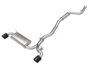 aFe 49-36050-B aFe POWER Takeda 2021 Toyota Supra 2.0L (t) 2.5in-3in 304 SS CB Exhaust w/ Black Tips
