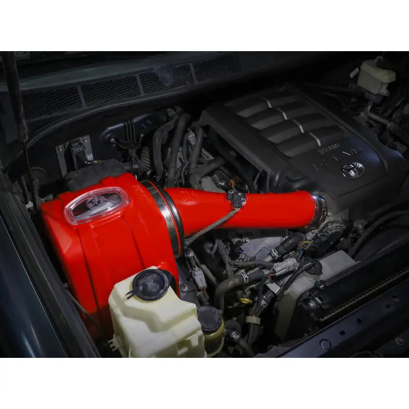 aFe 51-76003-R aFe 07-21 Toyota Tundra V8 5.7L Momentum GT Red Edition Cold Air Intake System w/ Pro DRY S Filter
