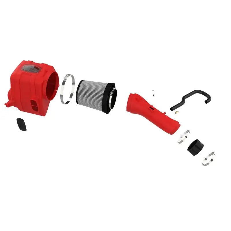 aFe 51-76003-R aFe 07-21 Toyota Tundra V8 5.7L Momentum GT Red Edition Cold Air Intake System w/ Pro DRY S Filter