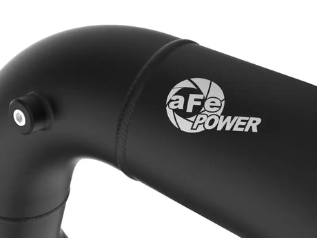 afe 08-10 Ford Trucks V8-6.4L (td) BladeRunner 3 IN Aluminum Hot Charge Pipe - Black - Truck & Automotive