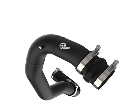 afe 08-10 Ford Trucks V8-6.4L (td) BladeRunner 3 IN Aluminum Hot Charge Pipe - Black - Truck & Automotive