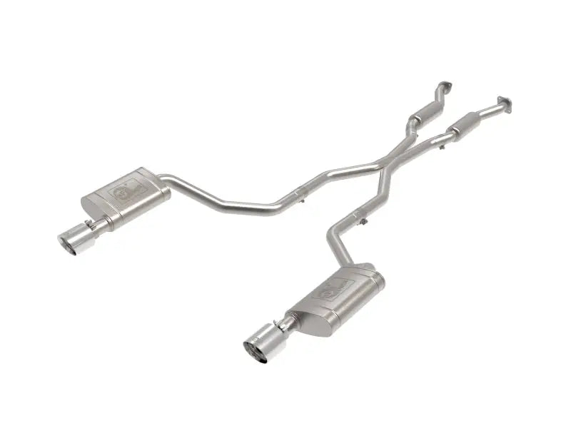 Stainless steel Dodge Durango Mach Force-Xp cat-back exhaust system with polished tip