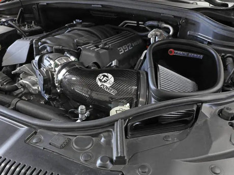 aFe 12-21 Jeep Grand Cherokee 6.4L Track Series Carbon Fiber Cold Air Intake w/Pro Dry S Filter - Truck & Automotive
