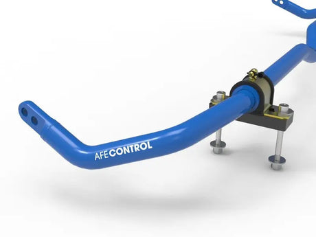 Blue automotive sway bar with mounting hardware for Volkswagen GTI Control Series sway bar set