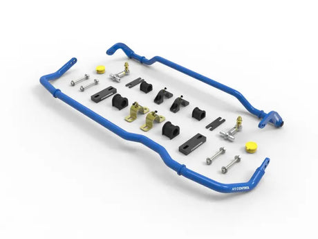 Blue sway bar set for Volkswagen GTI MKVII control series suspension upgrade