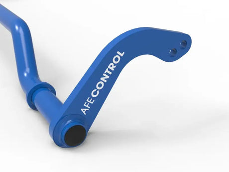 Blue automotive sway bar from aFe Control Series sway bar set for VW GTI MKVII