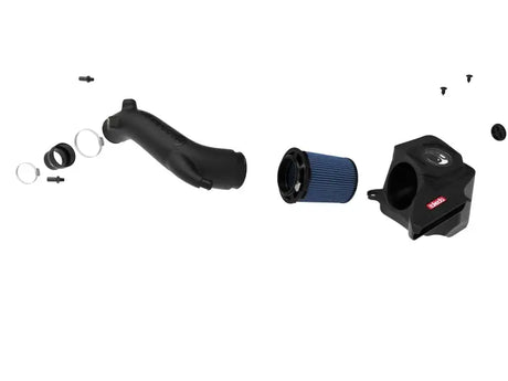 Exploded view of aFe Takeda Momentum Cold Air Intake System for Hyundai i30 N