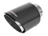 Carbon fiber exhaust tip for aFe Mach Force-Xp volkswagen gti axle-back exhaust system