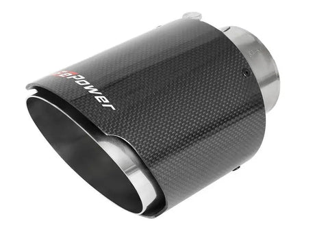 Carbon fiber exhaust tip for aFe Mach Force-Xp volkswagen gti axle-back exhaust system