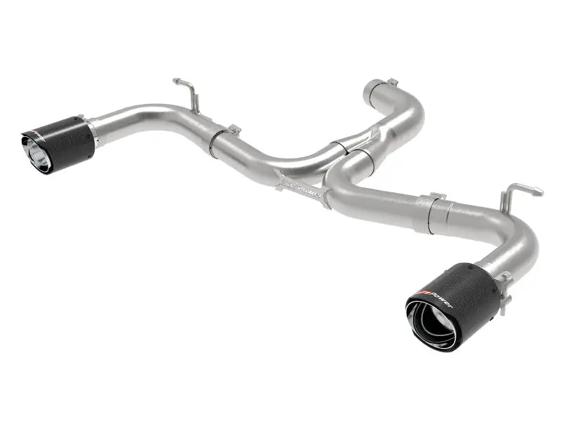 Dual-outlet stainless steel exhaust for Volkswagen GTI Mach Force-Xp axle-back system