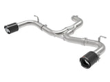 Dual-outlet stainless steel exhaust for Volkswagen GTI Mach Force-Xp axle-back system