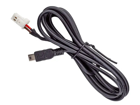 Black bypass cable with USB and white connector for aFe Scorcher Pro Bypass system