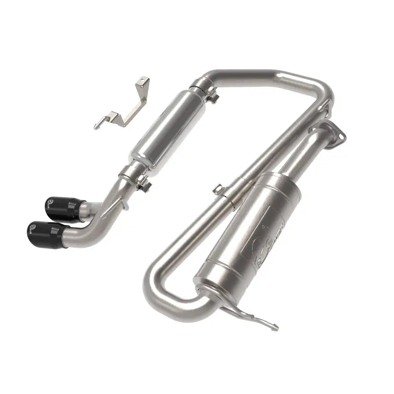 aFe 49-37020-B aFe 18-21 Suzuki Jimny Takeda 2-1/4in. 304 SS Cat-Back Exhaust w/ Blk Tip