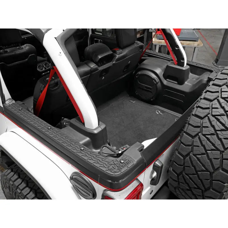 aFe 79-25001 aFe 18-22 Jeep Wrangler JL (4-Door Models w/ 3-Piece Hard-Top Only) Terra Guard Tub Rail Covers